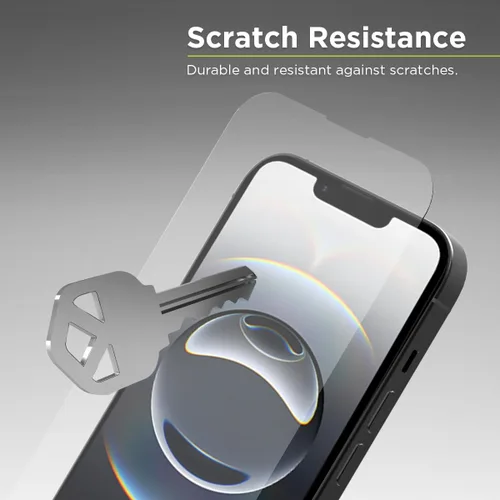 Miniatura 3 de PureGear Protector de pantalla de vidrio templado HD de máxima claridad para Apple iPhone 16e (2025) / iPhone 14 Pro (2022) de 6.1 pulgadas