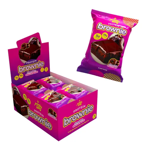 Miniatura 13 de Prime Bites Brownie Proteico de Alpha Prime Supplements Alto en Proteína, Golosina Baja en Azúcar Fortificada con Colágeno Delicioso Bocadillo