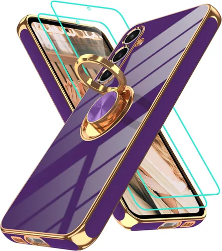 Miniatura 98 de Gritup Funda para Samsung Galaxy A14 5G: Funda Samsung A14 con 2 Protectores de Pantalla, Soporte de Anillo con Rotación 360°, Soporte Magnético