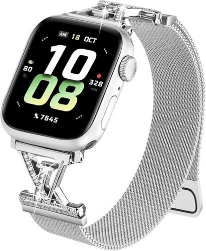 Miniatura 14 de Compatible con Apple Watch Band de 38 mm, 40 mm, 41 mm, 42 mm, 44 mm, 45 mm, 46 mm, 49 mm, correa para mujer para iwatch Series 11 10 9 8 7 6 5 4 3