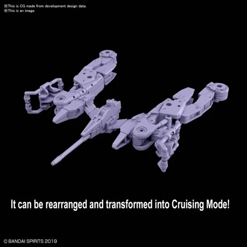 Miniatura 3 de Bandai Hobby - Misiones de 30 minutos - # 07 Space Craft (púrpura), Bandai Spirits 30MM 1/144 Kit de modelo de vehículo de armamento extendido