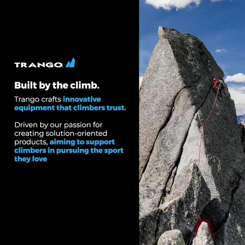 Miniatura 7 de TRANGO Vergo Belay - Dispositivo de escalada en roca, protección de rapeling, (cuerdas de 0.350-0.421 in)