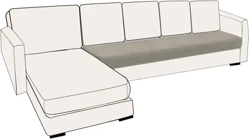 Miniatura 94 de UNBBRRL Fundas de cojín de asiento para sofá, elásticas, funda de cojín individual para sofá, fundas de cojín para sofá, fundas de héroe protegen