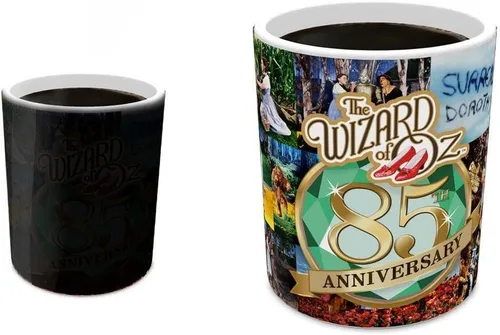 Miniatura 7 de Morphing Mugs Wizard of Oz - Taza de cerámica para el 75 aniversario (bruja fundida), color negro