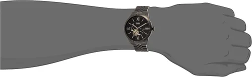 Miniatura 6 de Fossil - Reloj de pulsera automático y mecánico de estilo Townsman en acero inoxidable para hombre Negro
