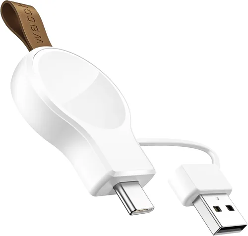 Miniatura 12 de Cargador inalámbrico para Apple Watch, cargador inalámbrico portátil, cargador inalámbrico de viaje, carga inalámbrica magnética compatible con Negro