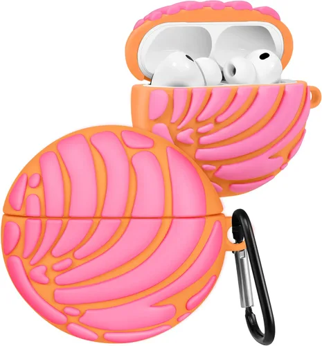 Miniatura 10 de Funda para Airpods de Boaretiu de 2ª/1ª Generación - Funda Linda Kawaii - Funda de Silicona Blanda 3D con Llavero para Mujeres, Niñas, Adolescentes