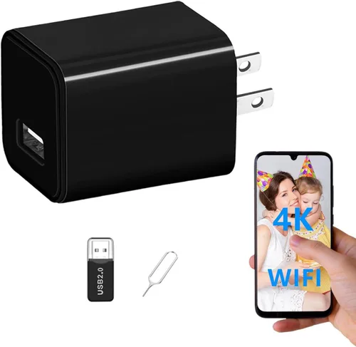 HEYING Mini cámara oculta, cámara inalámbrica HD 1080P, pequeña cámara de niñera, cámara de seguridad pequeña portátil para el hogar, interior y