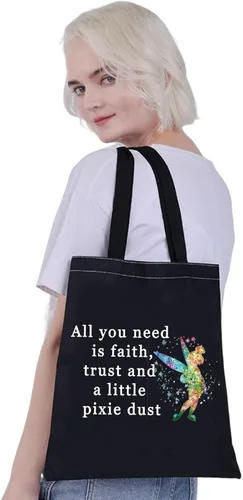 Miniatura 6 de G2TUP Bolsa de maquillaje inspirada en la película de cuento de hadas, Faith Trust y Pixie Dust, bolsa de maquillaje de viaje para fanáticos, Todo