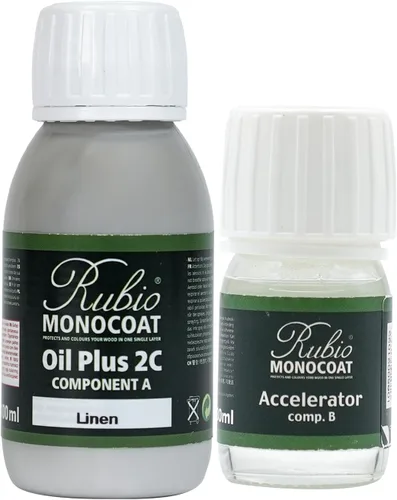 Miniatura 201 de Rubio Monocoat Aceite para Acabado de Madera 175 pies² - Puro Oil Plus 2C Aceite de Linaza para Madera Rápido de Secar, Ecológico para Uso