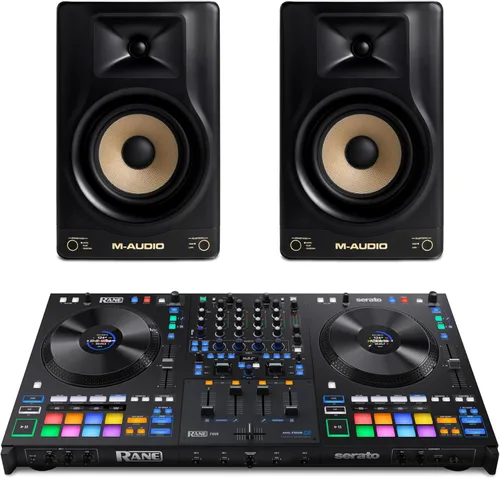 Miniatura 18 de Controlador DJ Rane FOUR Stems con 4 Decks, Ruedas Jog de 8.5" con Pantallas, Mezclador con FX Interno, Serato DJ Pro y Pitch 'n Time Incluidos