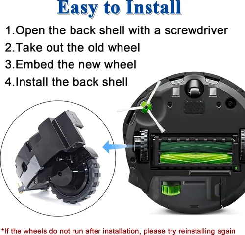 Miniatura 6 de ilovelife Par de módulos de rueda izquierda para iRobot Roomba Serie I&E I7 I7+ I8 I8+ I6 I6+ I4 I3 I3+ J7 E5 E6 E7 Series Aspiradora