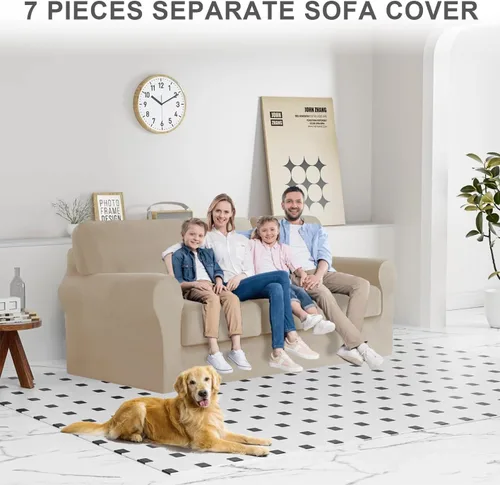 Miniatura 287 de Funda para Sofá de Terciopelo, Fundas Elásticas para Sofá para Funda Principal Separada/Respaldos y Cojines de Asiento, Funda para Sofá, para Fundas