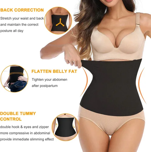 Miniatura 6 de SCARBORO Fajas de cinturón de recuperación de apoyo para la maternidad posparto para mujeres Shaper cuerpo barriga control cintura entrenador
