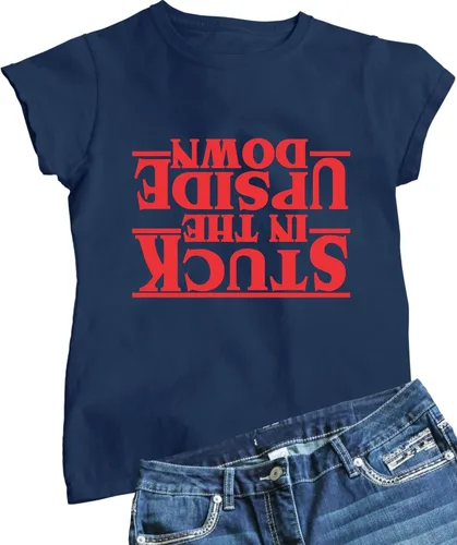Miniatura 18 de Go All Out Camiseta para mujer Stuck in The Upside Down