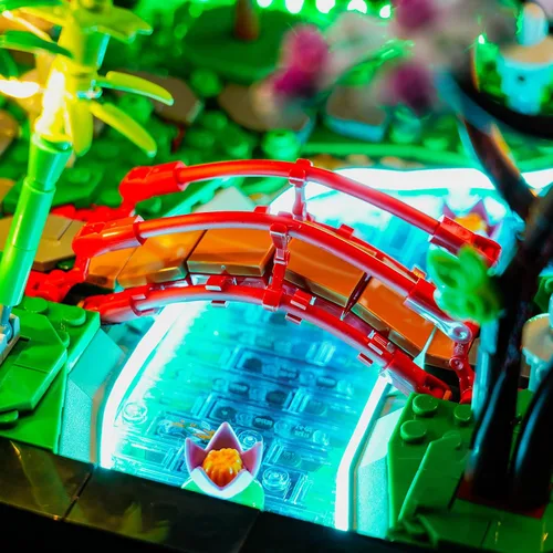 Miniatura 4 de Kit de luces LED para Lego Tranquil Garden, luz compatible con Lego 10315 Icons Tranquil Garden Set, versión de control remoto (modelo no incluido)