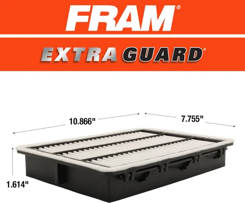 Miniatura 6 de Filtro de aire de motor FRAM Extra Guard de repuesto, fácil instalación con protección avanzada del motor y rendimiento óptimo, CA12065