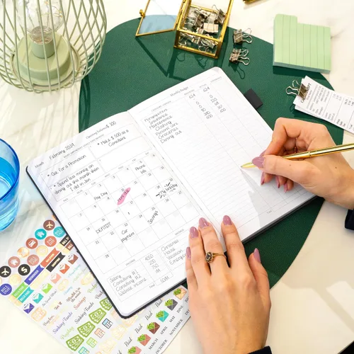 Miniatura 6 de Legend Budget Planner - Libro organizador financiero, cuaderno de cuentas de dinero y seguimiento de gastos para presupuestos mensuales del hogar