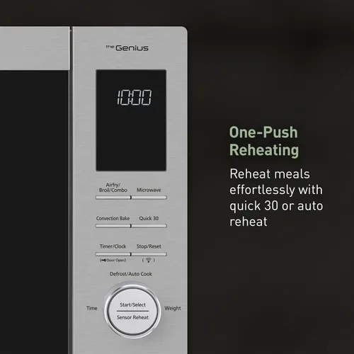 Miniatura 12 de Panasonic HomeChef Combo de Microondas y Freidora de Aire de Mostrador 4 en 1, 20 Preajustes que Ahorran Tiempo + Recetas Vinculadas a la App, Horno