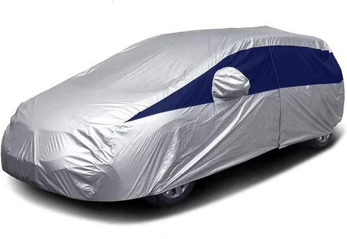 Miniatura 14 de Titan Brilliant Color Poly 210T - Funda para automóvil sedán de 186-202 pulgadas, impermeable, protección UV, resistente a los arañazos, apertura