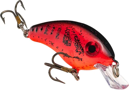 Miniatura 8 de Strike King Señuelo de pesca Bitsy Pond Minnow Crankbait, 3/32 oz, irresistible para los peces Chartreuse con espalda negra