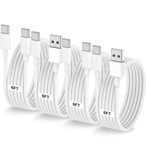 Miniatura 21 de Paquete de 2 cables USB C a USB C de 10 pies y 60 W, cable tipo C a tipo C, cable de carga rápida para iPhone Air 17 16e 16 15 Pro Plus Pro Max