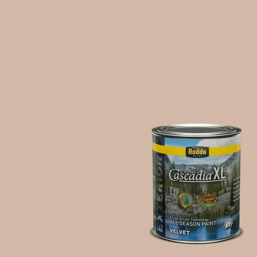 Miniatura 44 de Rodda Paint CASCADIA XL Pintura e imprimación satinada exterior en uno, cuarto de galón, abulón