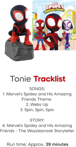 Miniatura 5 de Figurita de juguete de audio Tonies Spin de Marvel de Spidey y sus asombrosos amigos