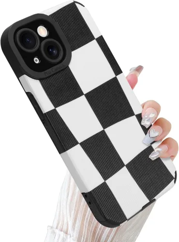 Miniatura 20 de Funda Wlxee para iPhone 15 Pro Max con patrón de ola, TPU suave con parachoques, cuero PU, diseño de cebra lindo para mujeres y niñas - Negro Gris
