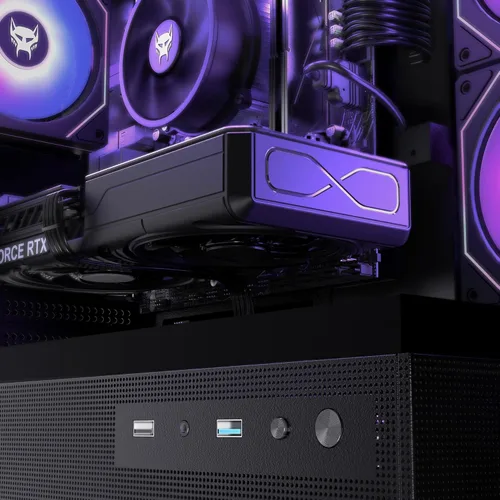 Miniatura 5 de BEASTCOM Q5 Pro Gaming PC AMD Ryzen 5 4500 6X 4,10GHz 12 hilos GeForce RTX 3050 6GB 16 GB de RAM SSD NVMe de 1 TB WiFi 5