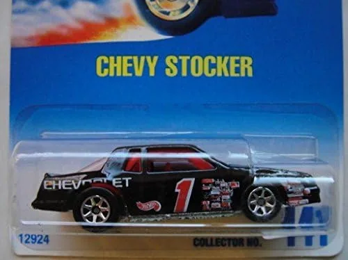Miniatura 2 de Hot Wheels Versión Internacional Tarjeta Negro Chevy Stocker #441