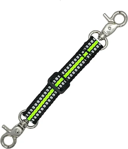Miniatura 6 de Clip de seguridad de respaldo para collar de perro pequeño, clip de collar de punta para mini perros, deslizamiento suave de doble extremo