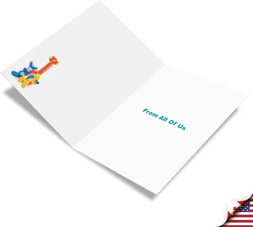 Miniatura 2 de The Best Card Company - Tarjeta de recuperación jumbo (8.5 x 11 pulgadas) - Felicitación Big Feel Better Soon - Balloon Babies J7045LGWG-US
