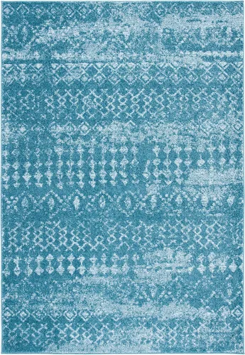 Miniatura 16 de SAFAVIEH Tulum Collection - Tapete de 2 x 8 pies, diseño marroquí bohemio envejecido, no desprende pelusa y fácil de limpiar, ideal para sala