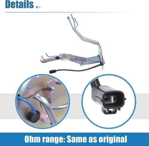 Miniatura 3 de X AUTOHAUX No.23206-35250 Conjunto de módulo de unidad de envío del remitente de la bomba de combustible del coche con accesorio para Toyota Pickup