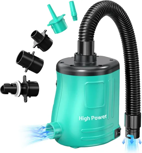 MAACOULD - Bomba de aire eléctrica para inflables: bomba de colchón de aire para globos, flotadores de piscina, barco para inflador/deflador de