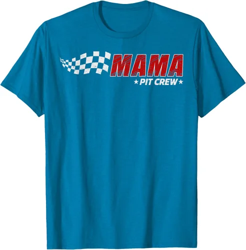 Miniatura 10 de Mama Pit Crew Race Car Birthday Family Matching Pit Crew Camiseta