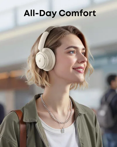 Miniatura 5 de Soundcore Q30 by Anker, auriculares híbridos con cancelación activa de ruido, múltiples modos, audio de alta resolución, ecualizador personalizado a
