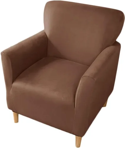 Miniatura 18 de XMAYODS Funda elástica para silla de club, fundas para silla de bañera, funda suave para sillón, protector de muebles extraíble, funda para silla