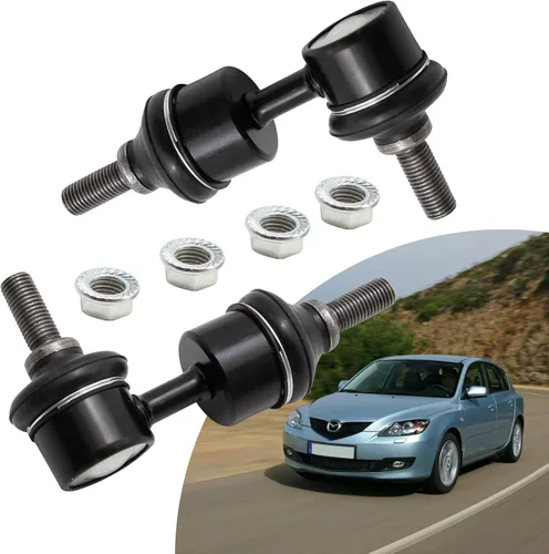 Miniatura 5 de VIKKSAER K80867 - 2 eslabones de extremo de barra estabilizadora trasera, repuesto para Mazda 3 5 2004-2017, repuesto para Volvo C30 C70 S40 K80867