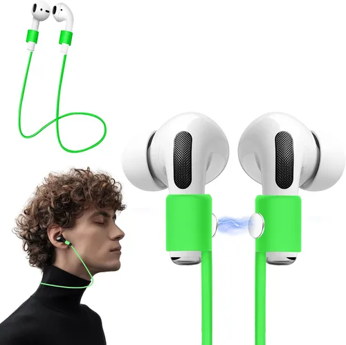 Miniatura 16 de KASOTT Ultra Strong Magnetic AirPods Straps,Neck Rope Cord,Anti-Lost Straps for Airpods 4,3,2,1&Airpods Pro 2/1 Naranja