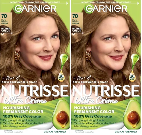 Miniatura 15 de Garnier Nutrisse - Tinte en crema nutritiva para el cabello, 30 marrón oscuro (Sweet Cola), tinte permanente para el cabello, 2