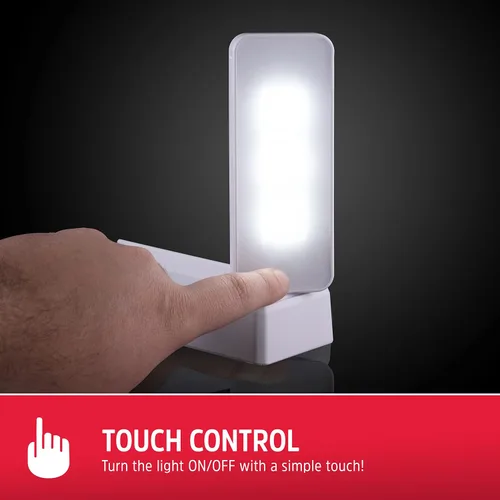Miniatura 4 de Energizer Luz táctil LED giratoria, funciona con pilas, 35 lúmenes, luz LED inalámbrica para armario, ideal para debajo del gabinete, armario