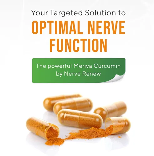 Miniatura 4 de NERVE RENEW Meriva Curcumina con Pimienta Negra y Bioperina - Suplemento antioxidante de refuerzo nervioso - 30 cápsulas
