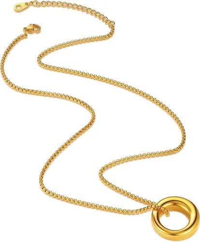 Miniatura 30 de Richsteel Collar de urna para cenizas, joyería de cremación, colgante de recuerdo conmemorativo con cadena