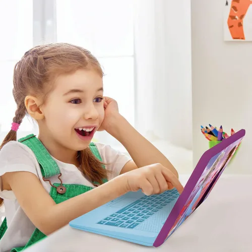 Miniatura 7 de LEXiBOOK Disney Frozen 2 - Laptop Educativo y Bilingüe Español/Inglés - Juguetes para Niñas con 124 Actividades para Aprender, Jugar Juegos y Música