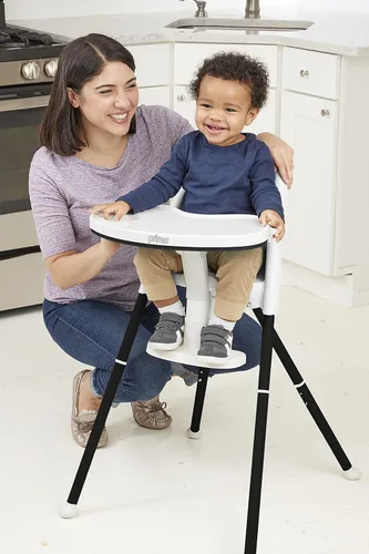 Miniatura 3 de Primo Cozy Tot - Silla alta plegable convertible de lujo y silla para niños pequeños, silla alta plegable portátil para bebé/niños pequeños, apta