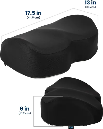 Miniatura 8 de Reposapiés para debajo del escritorio en el trabajo - Taburete de oficina de espuma viscoelástica y reposapiés debajo del escritorio con almohada