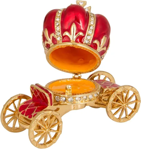 Miniatura 46 de QIFU Caja de baratija pintada a mano con bisagras, regalo único para la familia