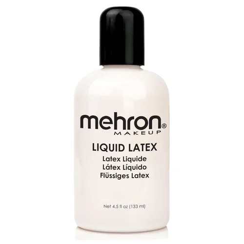 Miniatura 19 de Mehron - Látex líquido para maquillaje Maquillaje SFX Halloween Pegamento de látex para la piel Pegamento para prótesis 9 fl oz (266 ml)